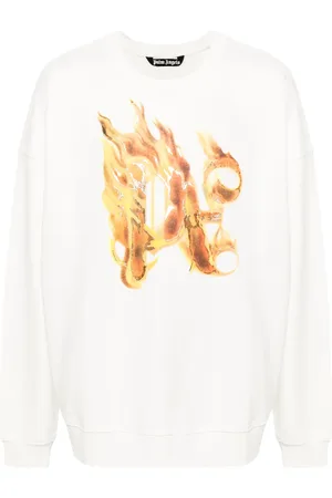 Palm Angels Sweater met logovlam print