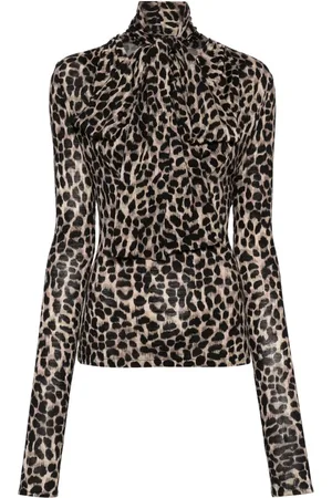 BLUMARINE Blouse met Animalier