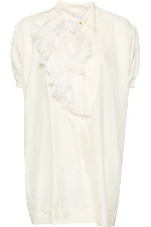 Shanshan Ruan Blouse met pofmouwen