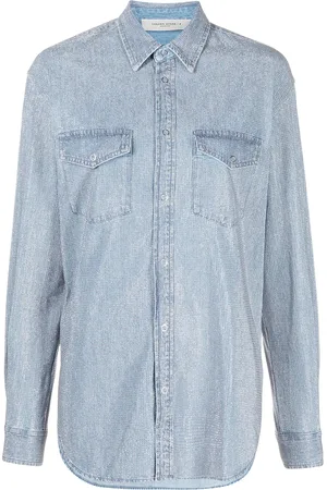 Golden Goose Shirtjack met studs
