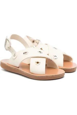 Ancient Greek Sandals Little Maria Eyelets leren sandalen