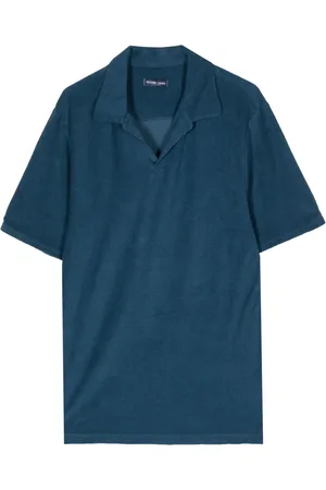 Frescobol Carioca Faustino poloshirt met badstof afwerking