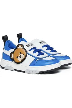 Moschino Leren sneakers met Teddypatch