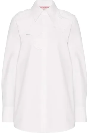 VALENTINO GARAVANI Blouse met bloemenapplicatie