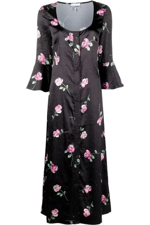 Ganni Jurk met bloemenprint