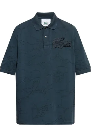 Lacoste Poloshirt met krokodilapplicatie