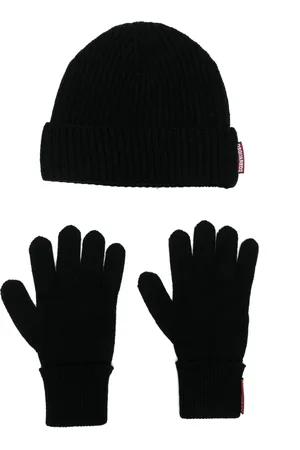 Dsquared2 Wollen muts en handschoenen