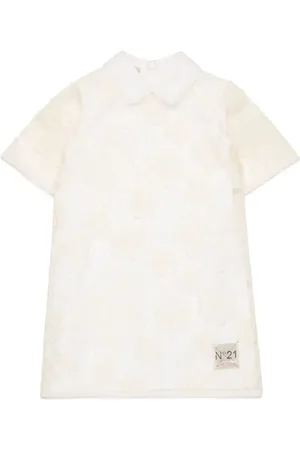 Nº21 Jurk met jacquard