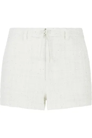 GCDS Tweed shorts verfraaid met pailletten