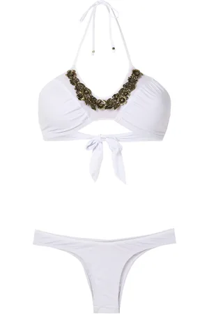 AMIR SLAMA Bikini met bloemenprint