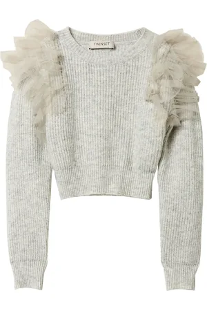 Twin-Set Trui met tulen detail