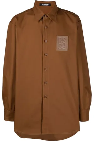 RAF SIMONS Overhemd met logopatch
