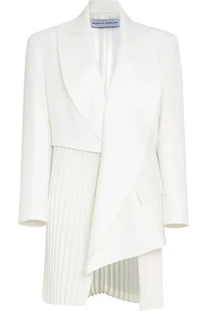 Gloria Coelho Blazer met geplooide laag