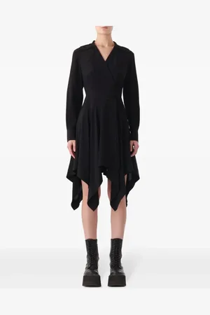 Jason Wu Zijden jurk met zakdoek afwerking