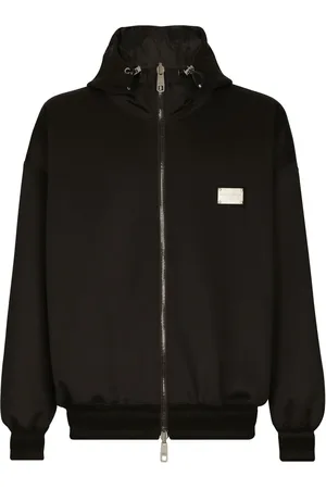 Dolce & Gabbana Omkeerbaar jack met capuchon en logo label
