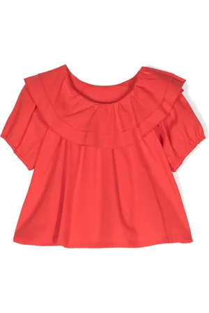 Lapin House Katoenen shirt met ronde kraag
