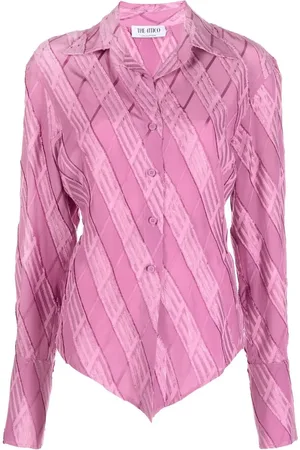 The Attico Blouse met jacquard