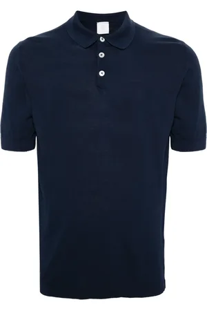 ELEVENTY Fijngebreid poloshirt