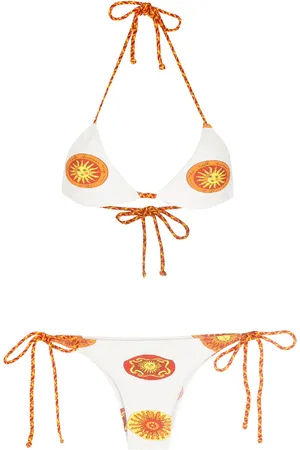 AMIR SLAMA Bikini met print