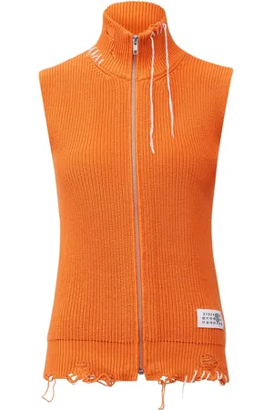 Maison Margiela Ribgebreid vest