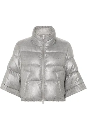 PESERICO SIGN Donsjack verfraaid met glitters