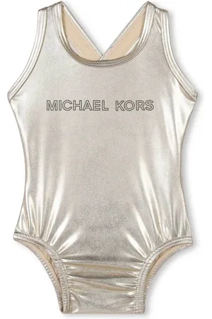 Michael Kors Badpak met metallic afwerking