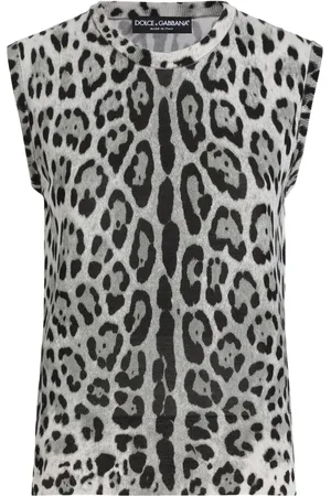Dolce & Gabbana Tanktop met luipaardprint
