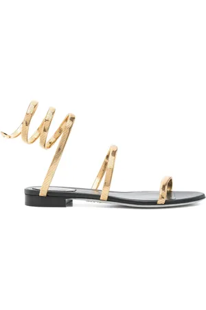 RENE CAOVILLA Sandalen met slangenketting