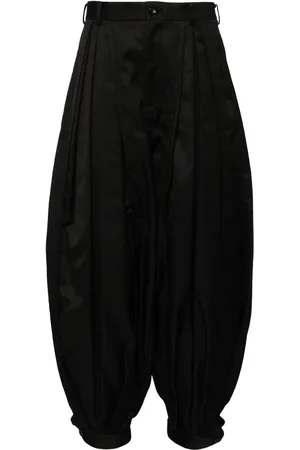 Comme des Garçons Broek met bandjes met knoopsluiting