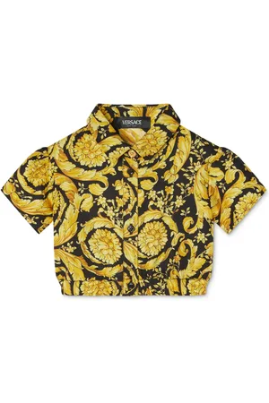 VERSACE Cropped shirt met Barocco print