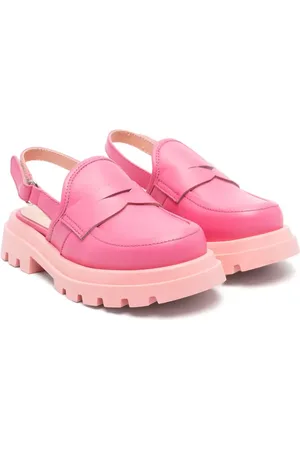 GALLUCCI Leren slingback sandalen