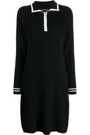 tout a coup Polojurk met gestreepte afwerking