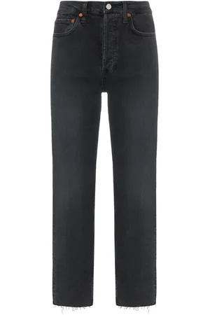 RE/DONE Jeans met rauwe zoom