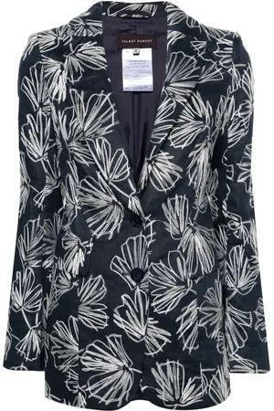 TALBOT RUNHOF Blazer met geborduurde bloemen