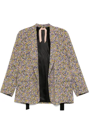 Nº21 Blazer met bloemenprint