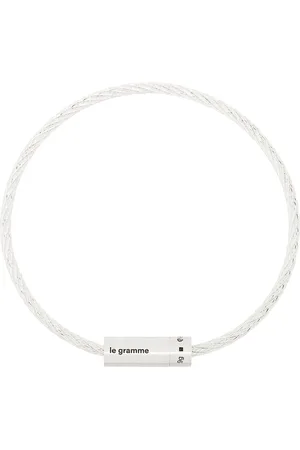 Le Gramme Geborstelde kabelarmband