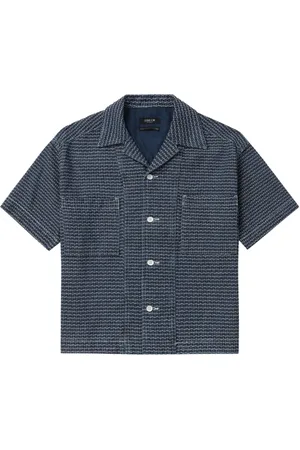 FIVE CM Overhemd met geometrische print