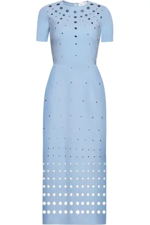 Oscar de la Renta Jurk met geborduurd ringlets