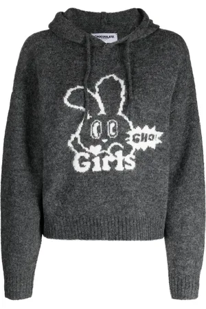 Chocoolate Intarsia hoodie