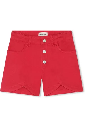 Sonia Rykiel Enfant Spijkershorts met logoplakkaat