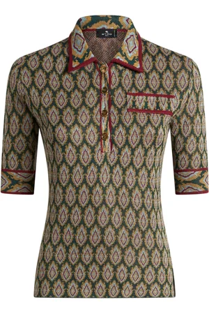 Etro Poloshirt met jacquard