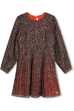 Michael Kors Geplooide jurk met print