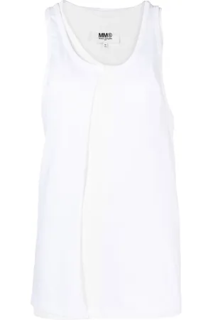 Maison Margiela Asymmetrische tanktop