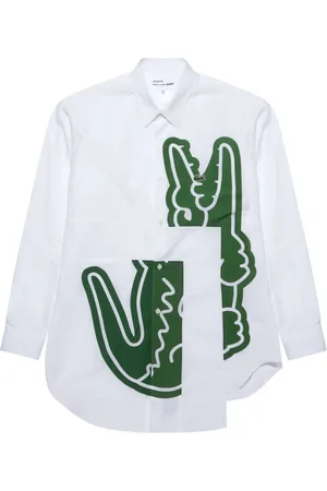 Comme des Garçons Overhemd met geborduurd logo