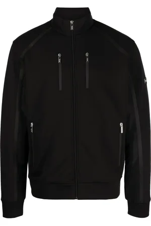 Karl Lagerfeld Bomberjack met vlakken en logo applicatie
