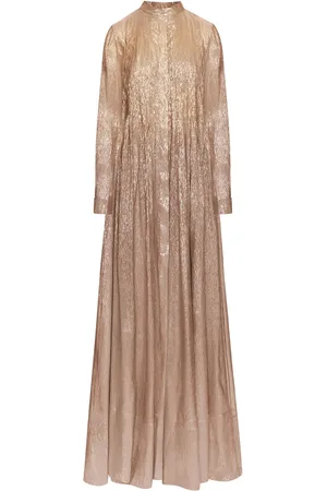 Oscar de la Renta Metallic avondjurk