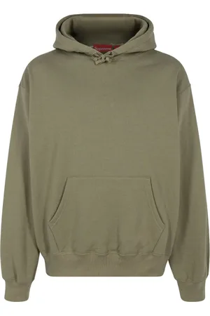 Supreme Hoodie met satijnen applicatie