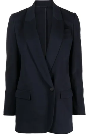 Brunello Cucinelli Colbert met enkele rij knopen
