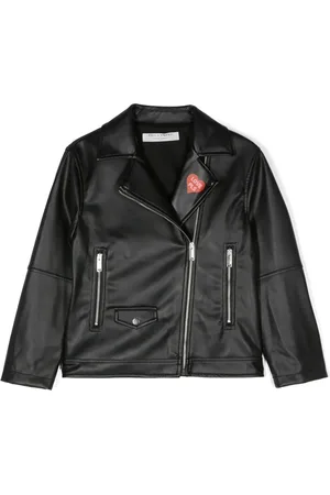 PHILOSOPHY DI LORENZO SERAFINI Bikerjack van imitatieleer