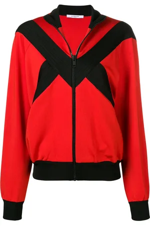 Givenchy Jas met contrasterend pand en rits
